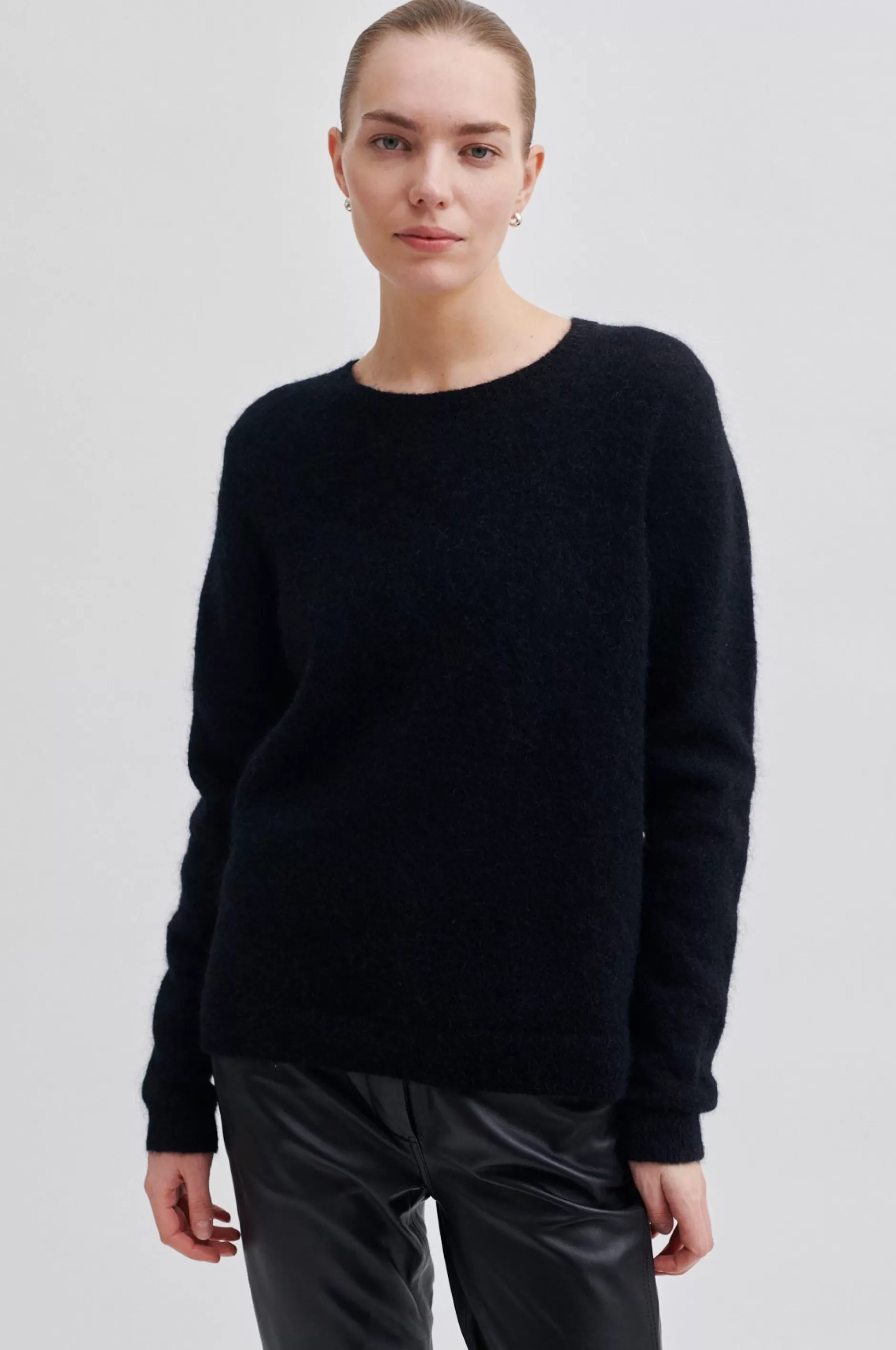 Brook Knit New O-Neck^Second Female Best Sale