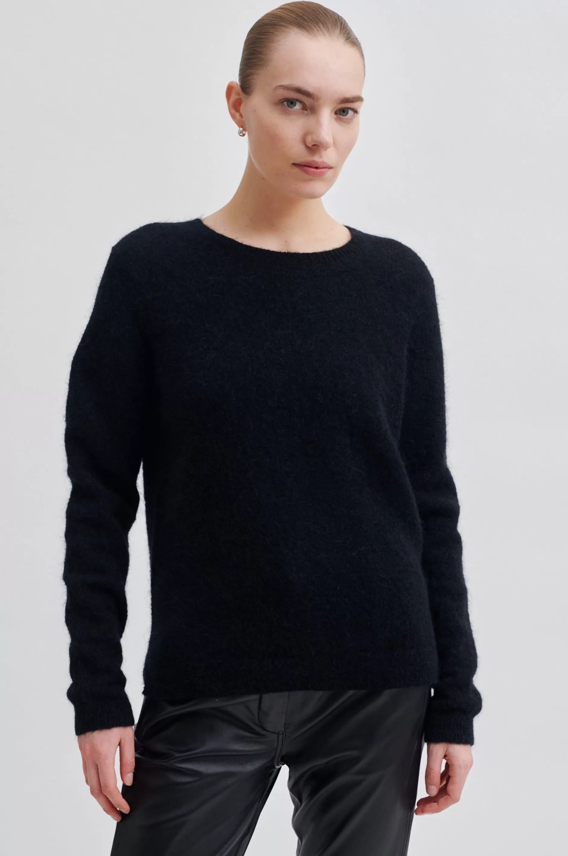 Brook Knit New O-Neck^Second Female Best Sale