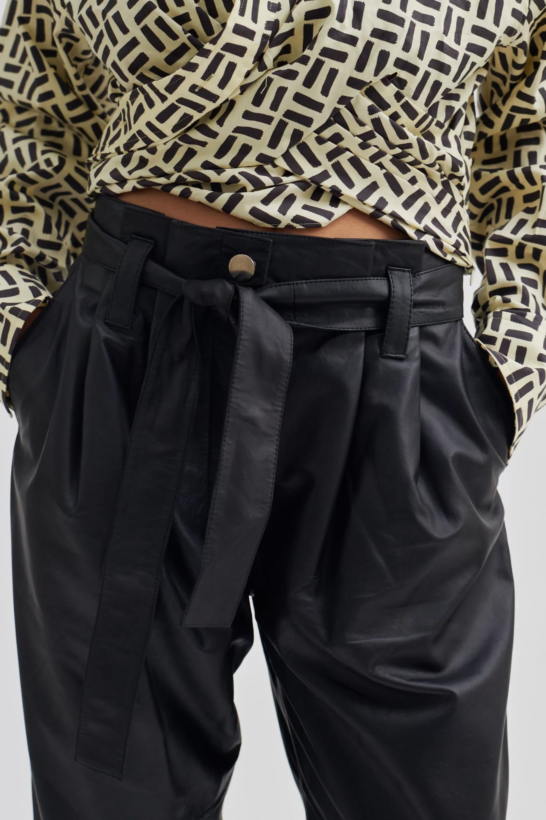 Lito Leather Trousers^Second Female Fashion