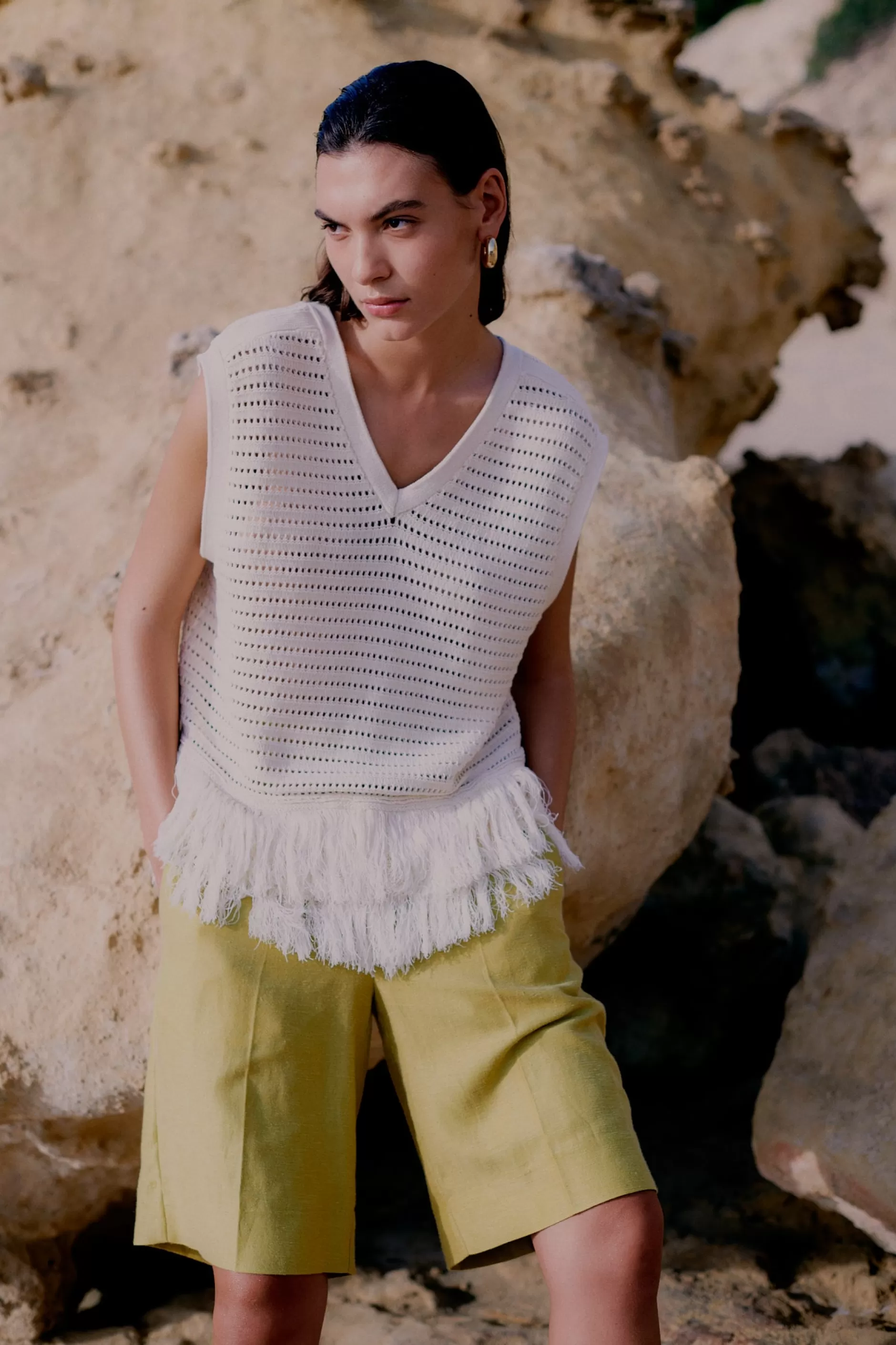 Mantova Knit V-Neck^Second Female Fashion