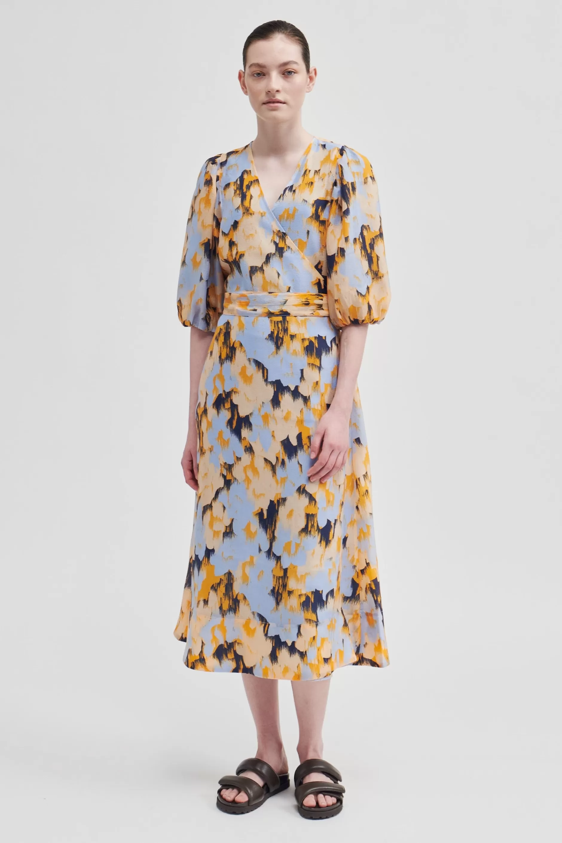 Marigold Wrap Dress^Second Female Cheap