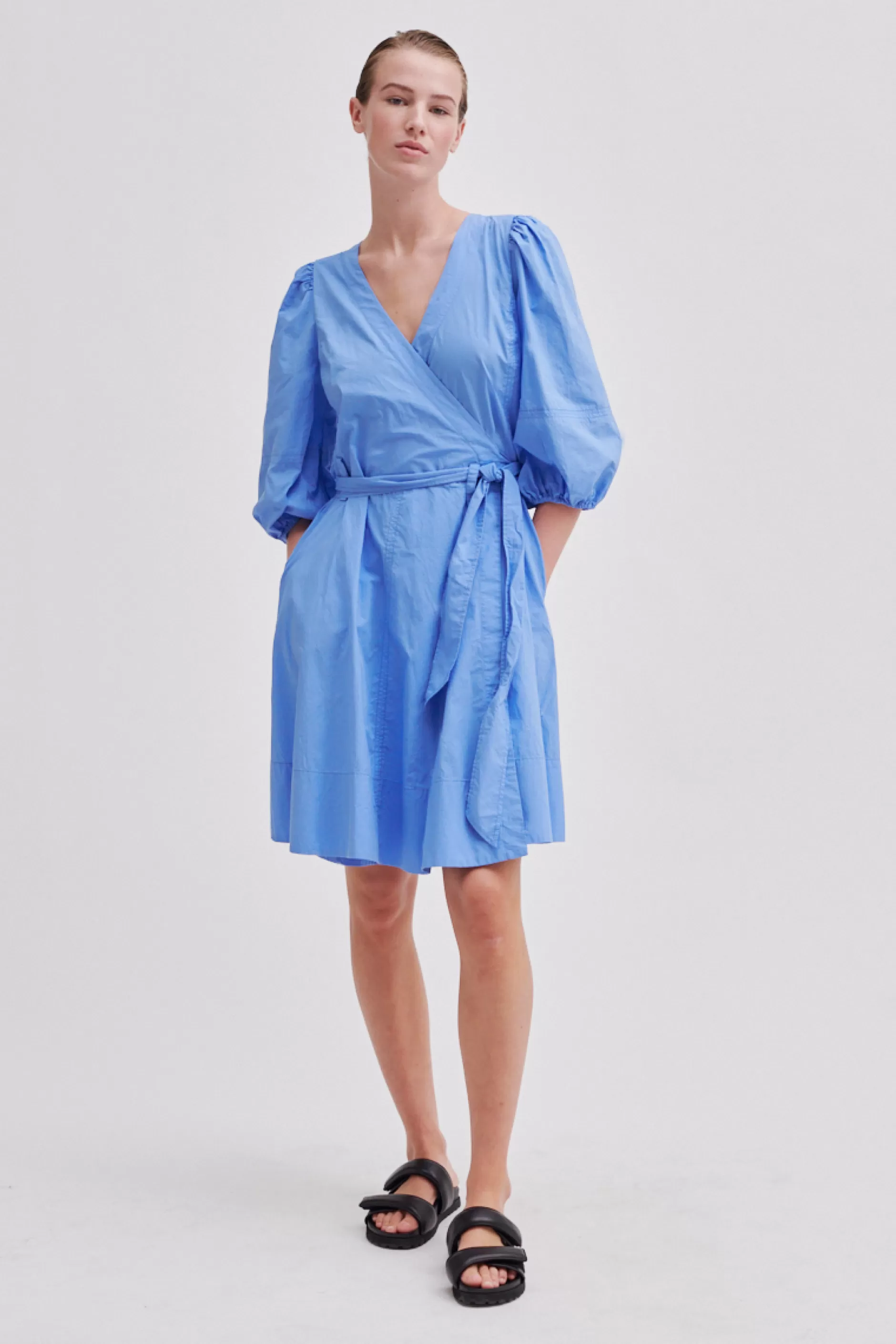 Ricamo Wrap Dress^Second Female Online